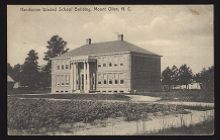 Handsome graded school building, Mount Olive, N.C.